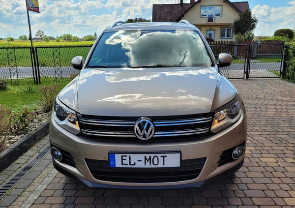 Volkswagen Tiguan cena 59800 przebieg: 140000, rok produkcji 2013 z Drezdenko małe 704